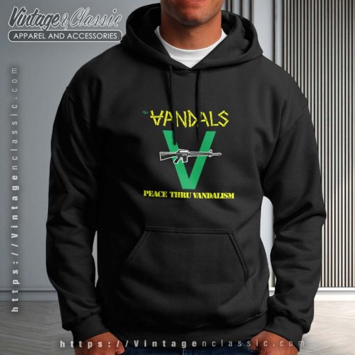 The Vandals Shirt, Peace thru Vandalism T shirt