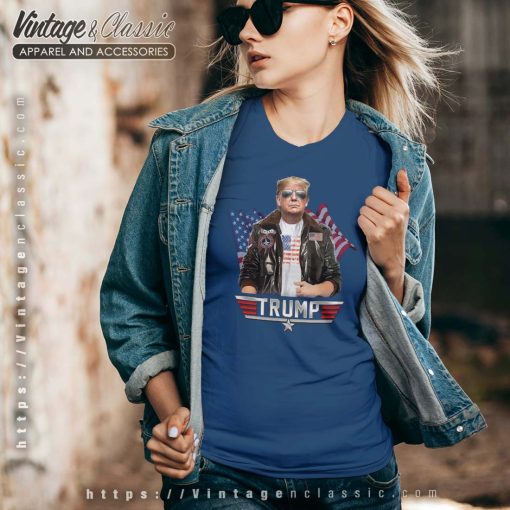 Top Gun Trump Shirt, Save America Clothing