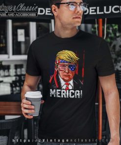 Trump 4th of July Merica Shirt USA American Flag Tshirt
