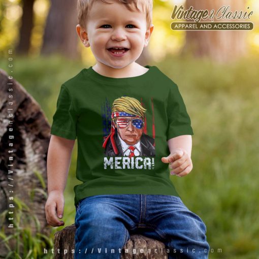 Trump 4th of July Merica Shirt, USA American Flag T-shirt