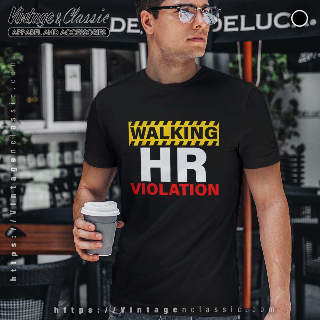 Walking HR Violation Shirt - Vintagenclassic Tee