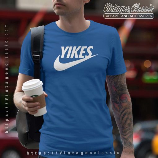 YIKES Parody Big Mood Nike Logo Shirt