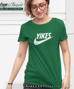 YIKES Parody Big Mood Nike Logo Tshirt Women