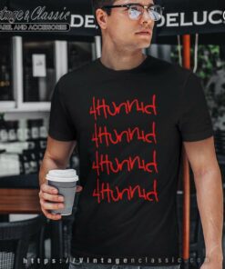4Hunnid Hit Up Repeat T Shirt