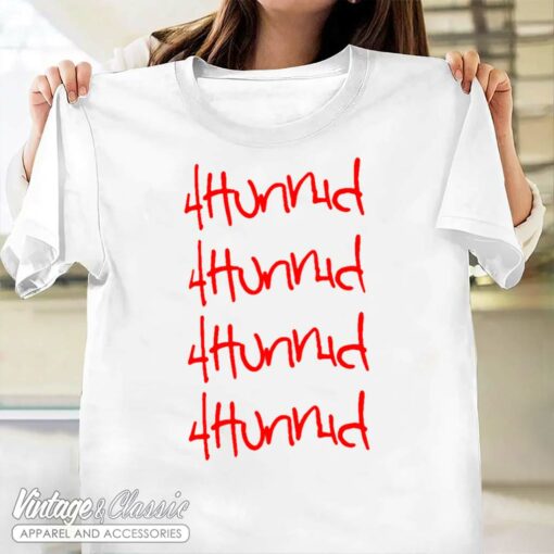 4Hunnid Hit Up Repeat Shirt