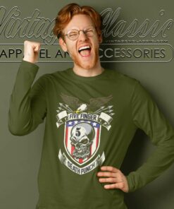 5fdp American Shield Long Sleeve Tee