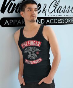 5fdp Rocker Crest Distressed Tank Top Racerback