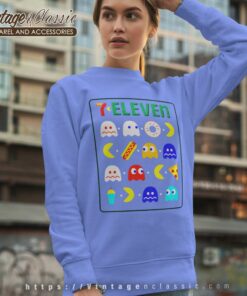 7 Eleven Pac Man Arcade Tee Sweatshirt