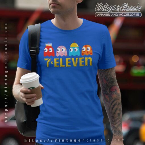 7 Eleven Pac Man Retro Snack Ghosts Shirt