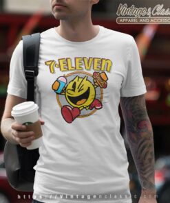 7 Eleven Pac Man Retro Snacks T Shirt