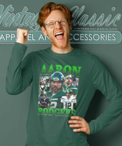 Aaron Rodgers Welcome To New York Jets Long Sleeve Tee