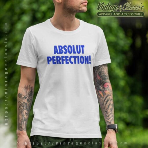 Absolut Perfection Vodka Promo Shirt