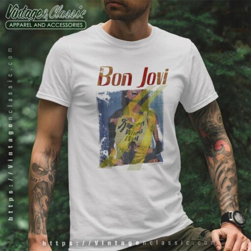 Album Slippery When Wet Bon Jovi Shirt