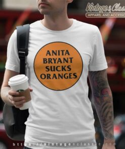 Anita Bryant Sucks Orange T Shirt