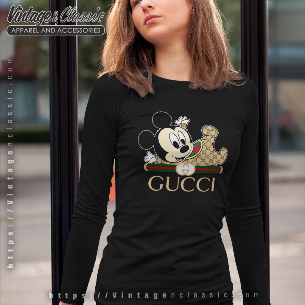 draaipunt factor infrastructuur Baby Mickey Mouse Gucci Shirt - High-Quality Printed Brand