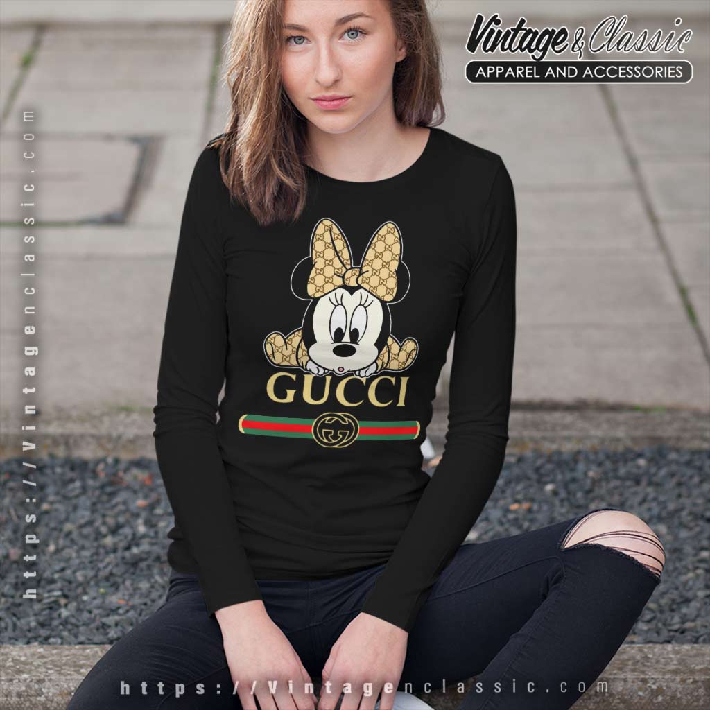 Logo Gucci X Mickey Mouse and Minnie Mouse shirt, hoodie, sweater,  longsleeve and V-neck T-shirt