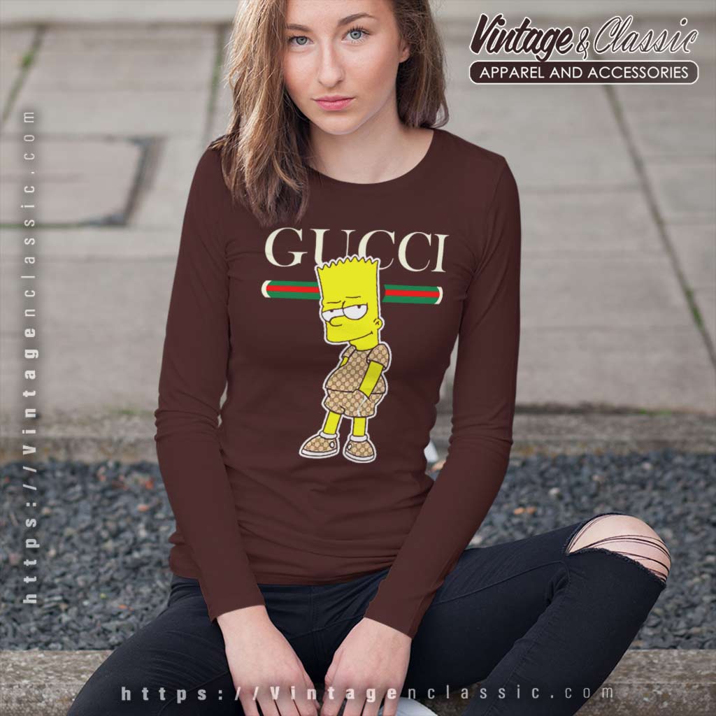 Gucci Bart Simpson Supreme Shirt - Vintage & Classic Tee