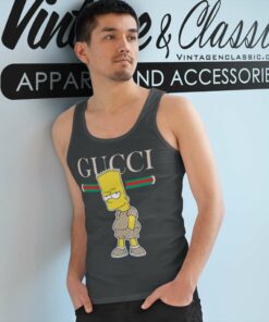 Bart Simpson X Gucci Tank Top Racerback