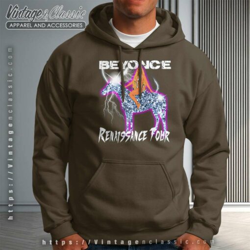 Beyonce Lightning Riding Crystal Horse Shirt