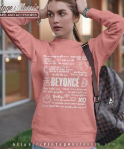 Beyonce Lyric Album Song Beyonce Sketch Sweatshirt