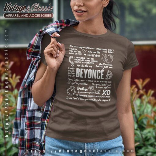 Beyonce Lyric Album Song Beyonce Sketch Shirt
