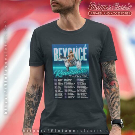 Renaissance Tour Dates 2023 Poster Beyonce Shirt