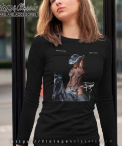 Beyonce Sits On Silver Horse Renaissance Tour Poster Long Sleeve Tee
