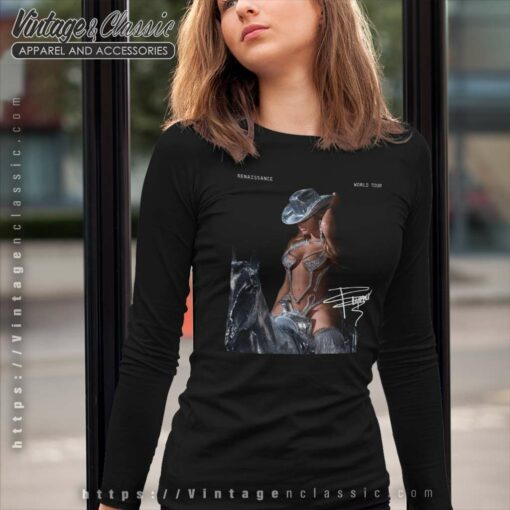 Beyonce Sits On Silver Horse, Renaissance Tour Poster Shirt