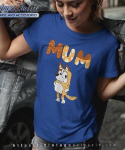 Bingo Mom Chilli Heeler Mothers Day Gift Women TShirt