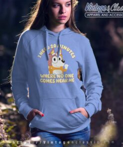Bluey Chilli Bluey Mom I Need 20 Minutes Mothers Day Hoodie