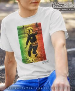 Bob Marley Rasta Football Shirt - High-Quality Printed Brand