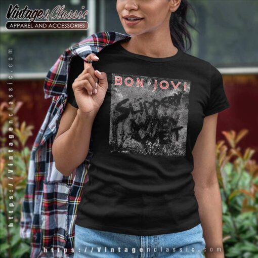 Bon Jovi Slippery Cover Shirt