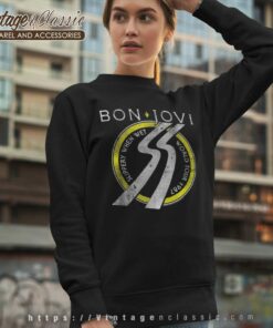 Bon Jovi Slippery When Wet World Tour Sweatshirt