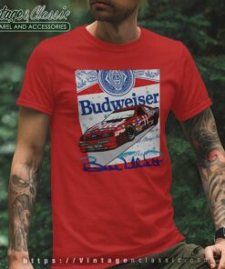 Budweiser Racing Nascar Bill Elliott T Shirt