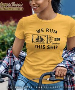 Captain Morgan We Rum This Ship Women TShirt