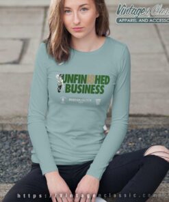 Celtics Unfin18shed Business Shirt Long Sleeve Tee