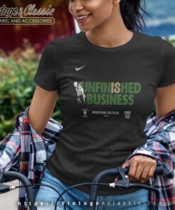 Celtics Unfin18shed Business Shirt Women TShirt