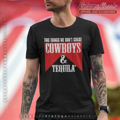 Cowboys And Tequila Retro Shirt