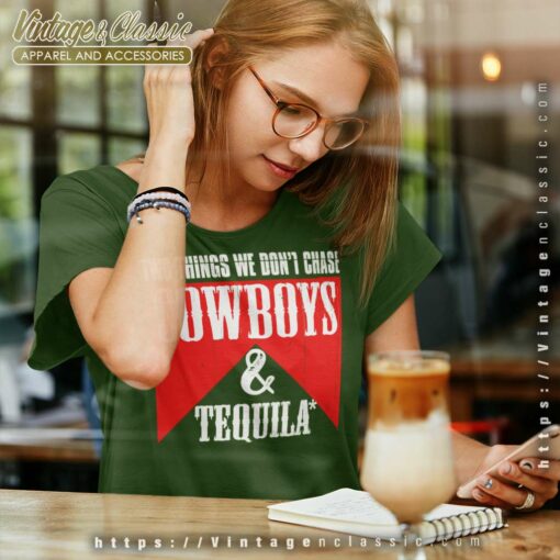 Cowboys And Tequila Retro Shirt