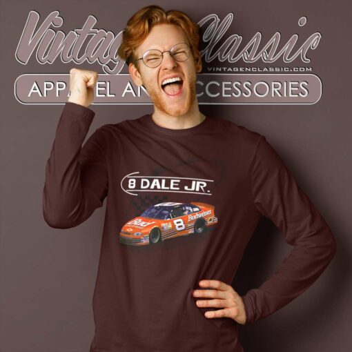Dale Earnhardt Jr Red Nascar Shirt, Y2k Nascar Racing