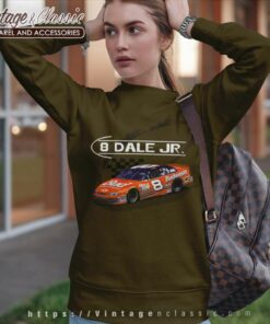 Dale Earnhardt Jr Red Nascar Sweatshirt