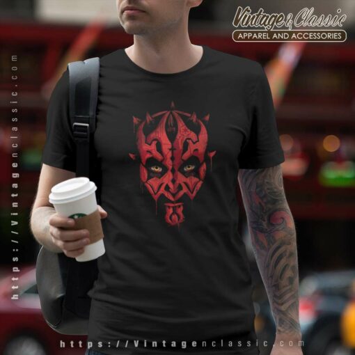 Darth Maul Grunge Star Wars, The Force Awakens Shirt