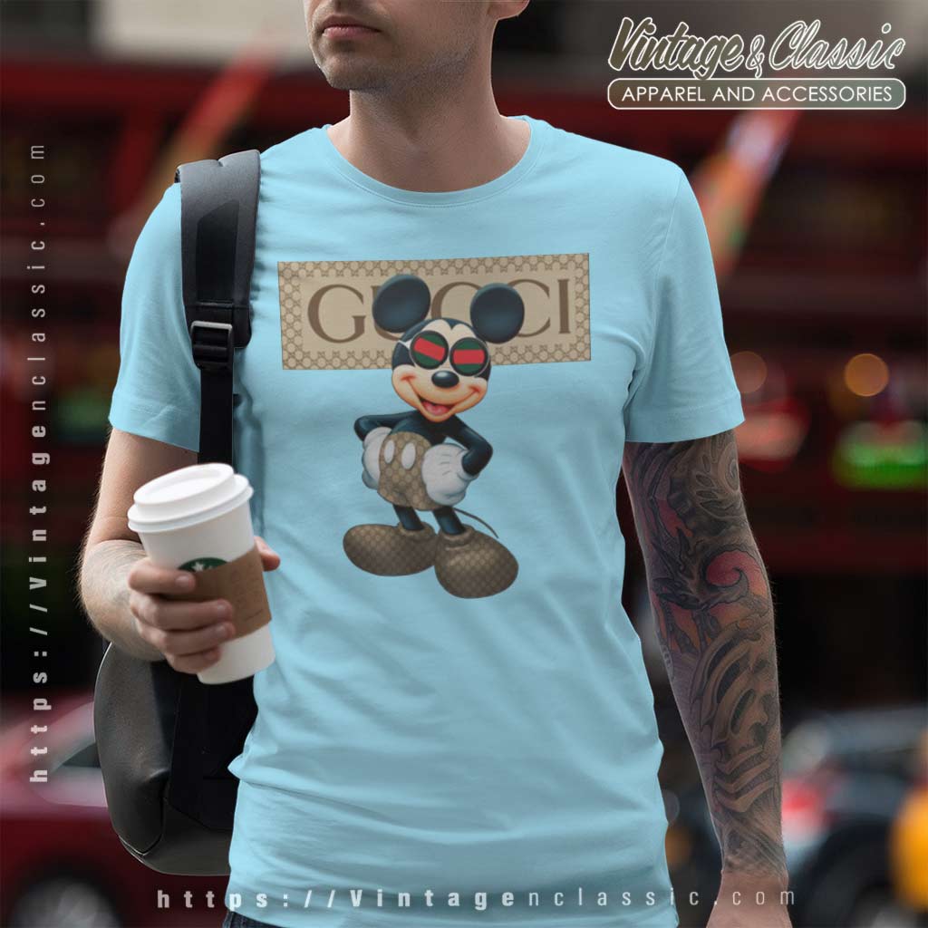 Funny Donald Duck Disney Gucci Shirt, Gucci T Shirt Womens Cheap