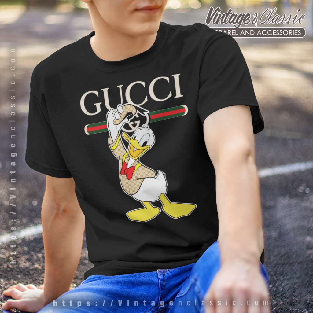 Gucci Mystic Cat And Guccy Print T-shirt in White