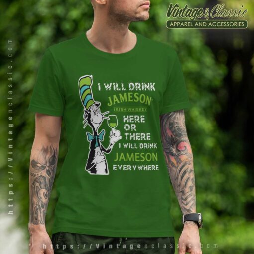 Dr Seuss Jameson Irish Whiskey Shirt