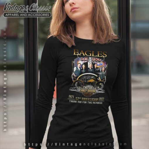 Eagles Signed 52nd Anniversary 1971-2023 Shirt