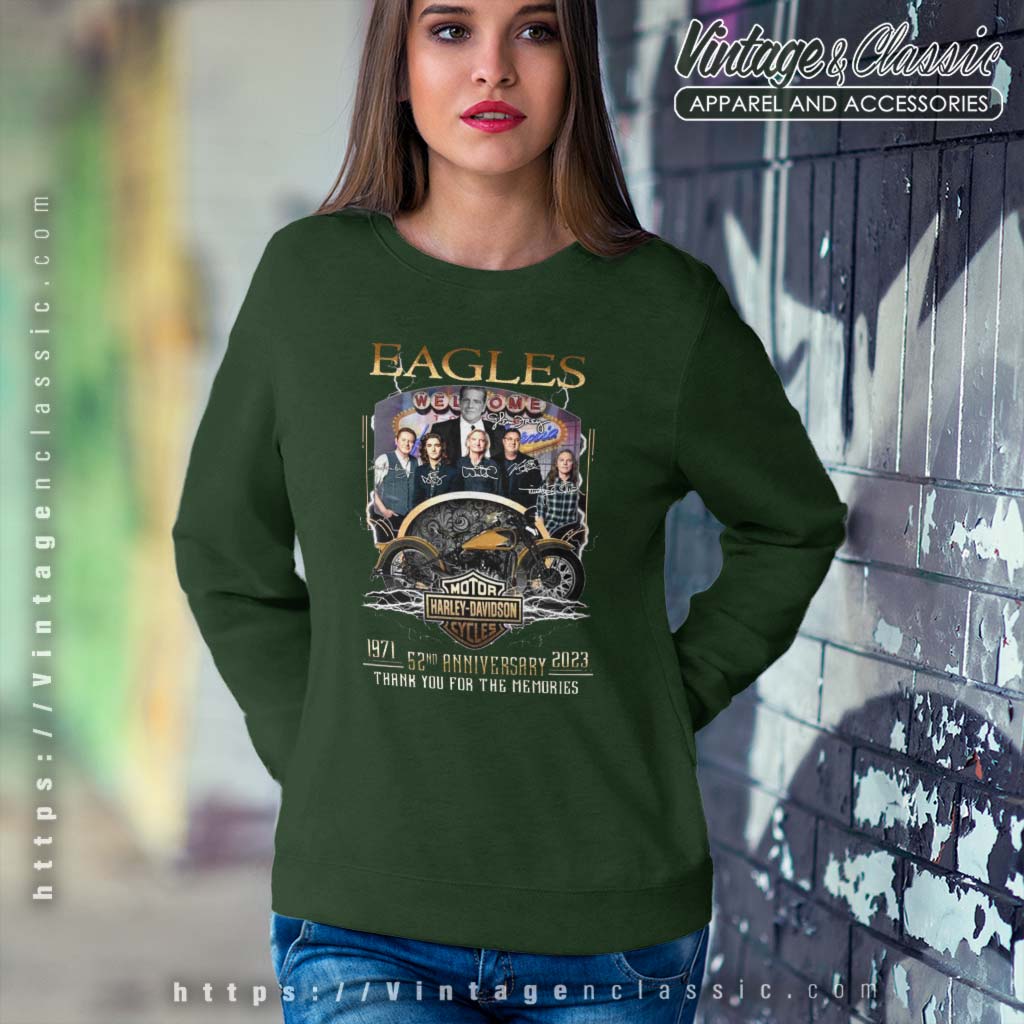 Vintage Eagles Band Signature Shirt Eagles The Long Goodbye Shirt