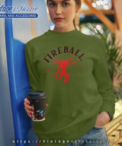 Fireball Whiskey Red Hot Logo Sweatshirt