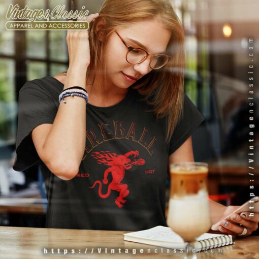 Fireball Whiskey Red Hot Logo Shirt