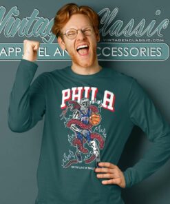 For The Love of Philly Snake Philadelphia 76ers Shirt - High-Quality  Printed Brand